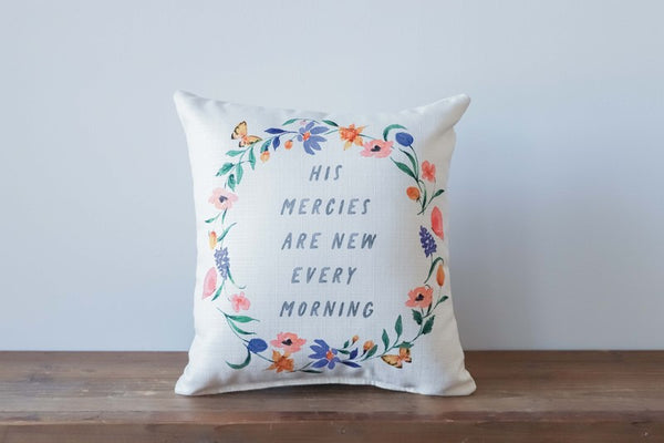 His Mercies Pillow
