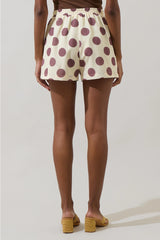 Violda Dot High Waisted Shorts