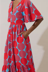 Pismo Flutter Maxi Dress Torry Geo