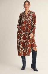 Rustling Leaves Maxi Dress
