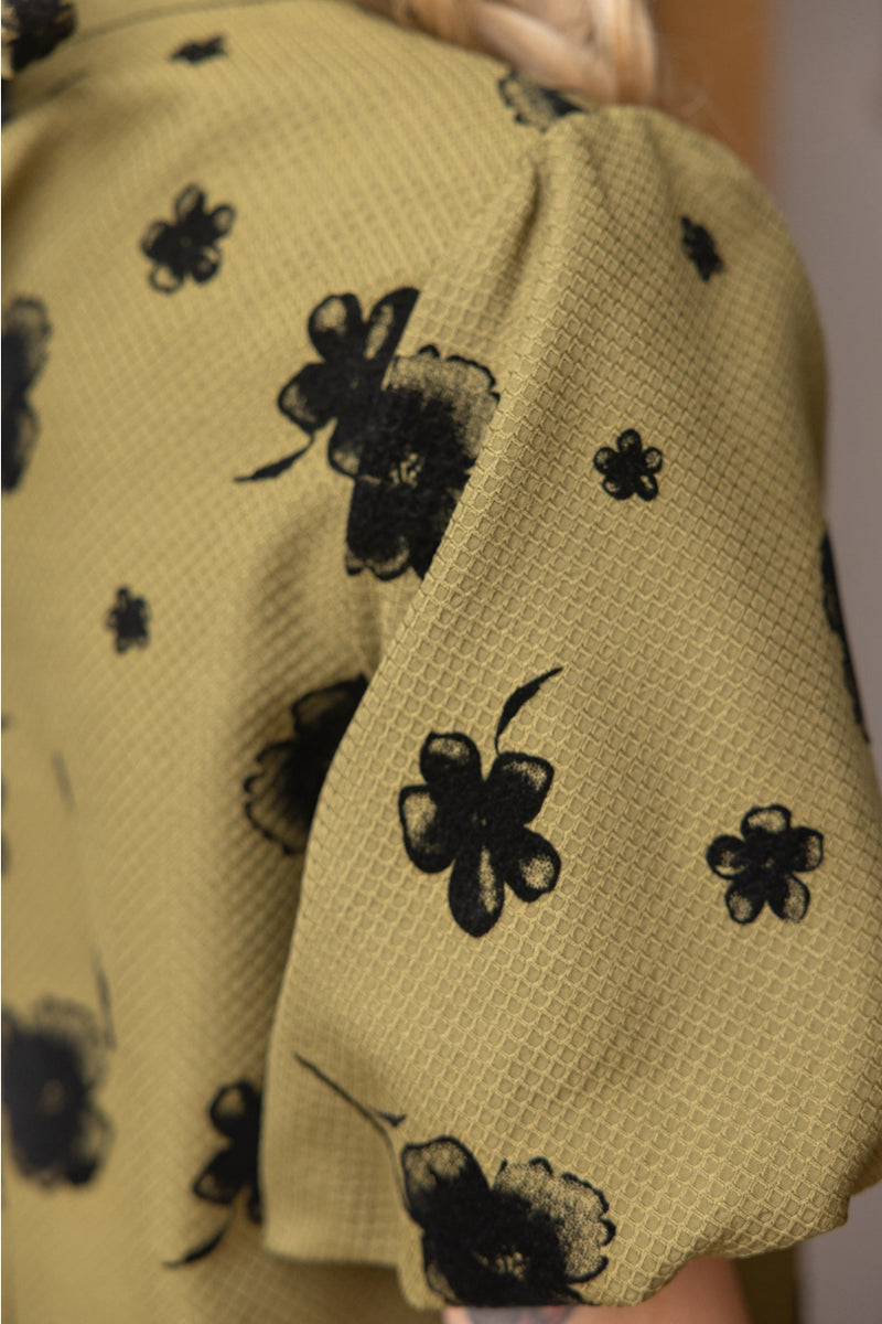 The Olive Bloom Dress
