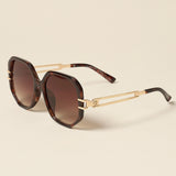 Geometric Frame Sunglasses