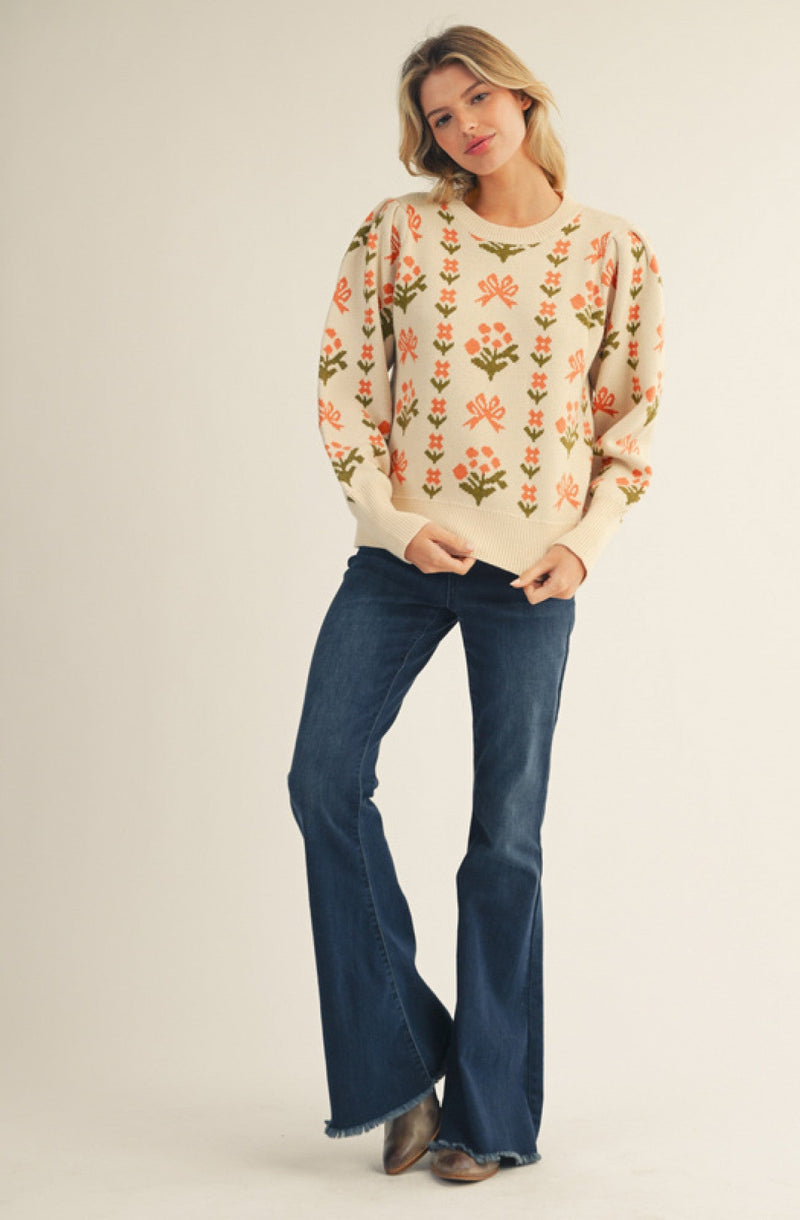 Petals and Poetry Sweater