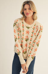 Petals and Poetry Sweater