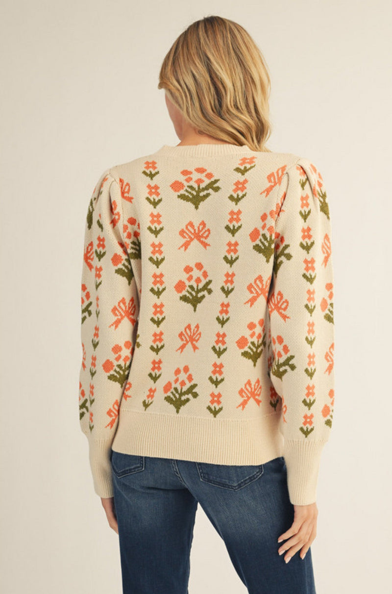 Petals and Poetry Sweater