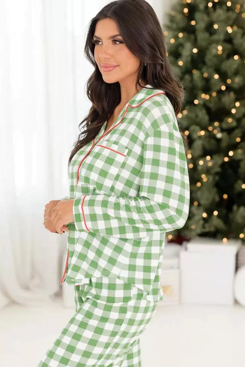 Christmas Plaid Pajama Set