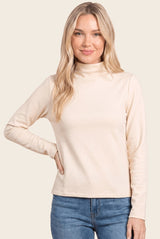 Presley Fleece Mock Neck