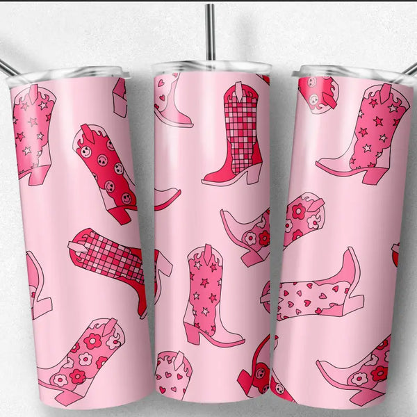 Pink Cowgirl 20oz Tumbler