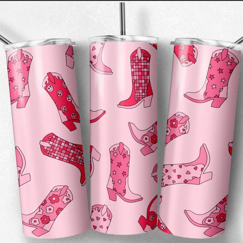 Pink Cowgirl 20oz Tumbler