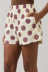 Violda Dot High Waisted Shorts