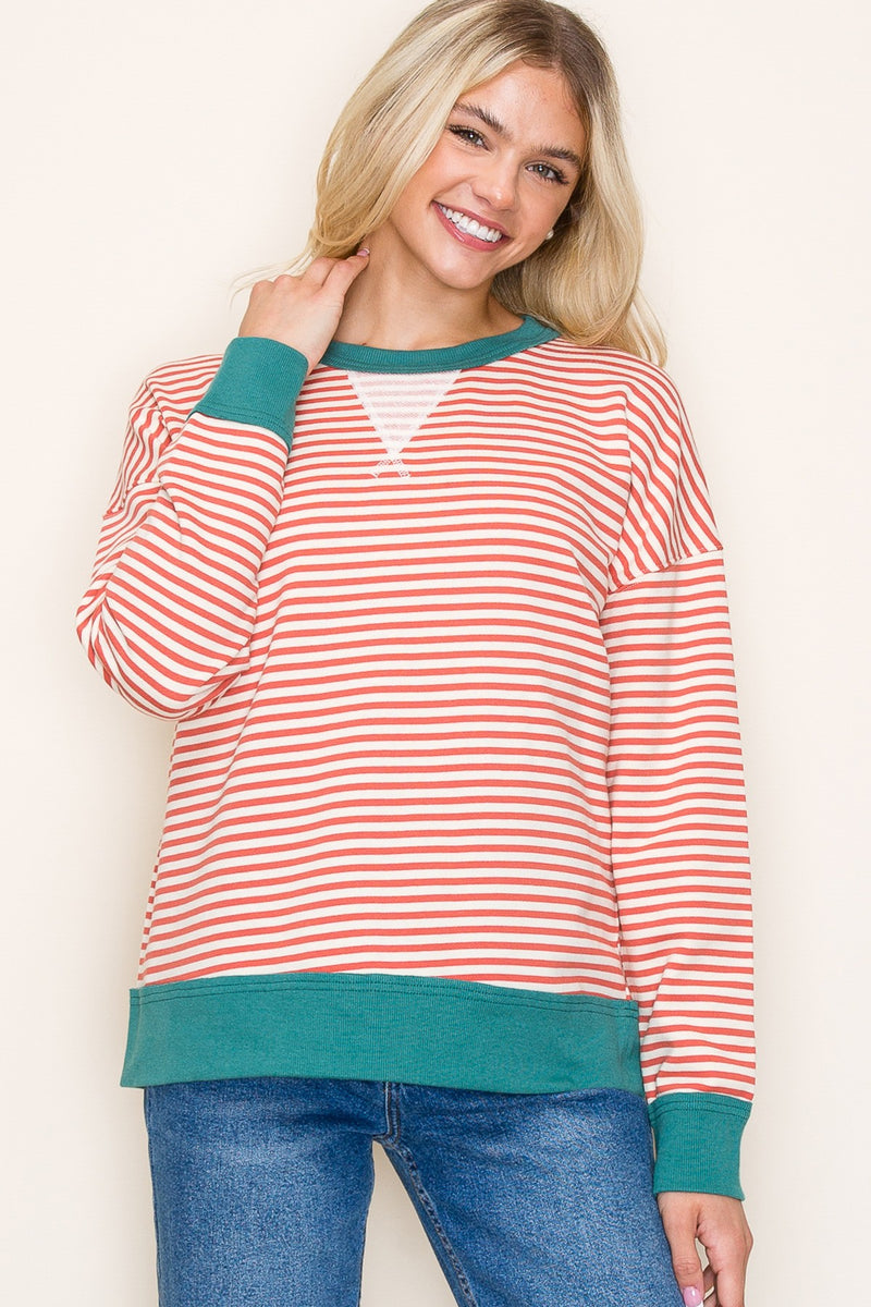 Classic Stripe Crewneck