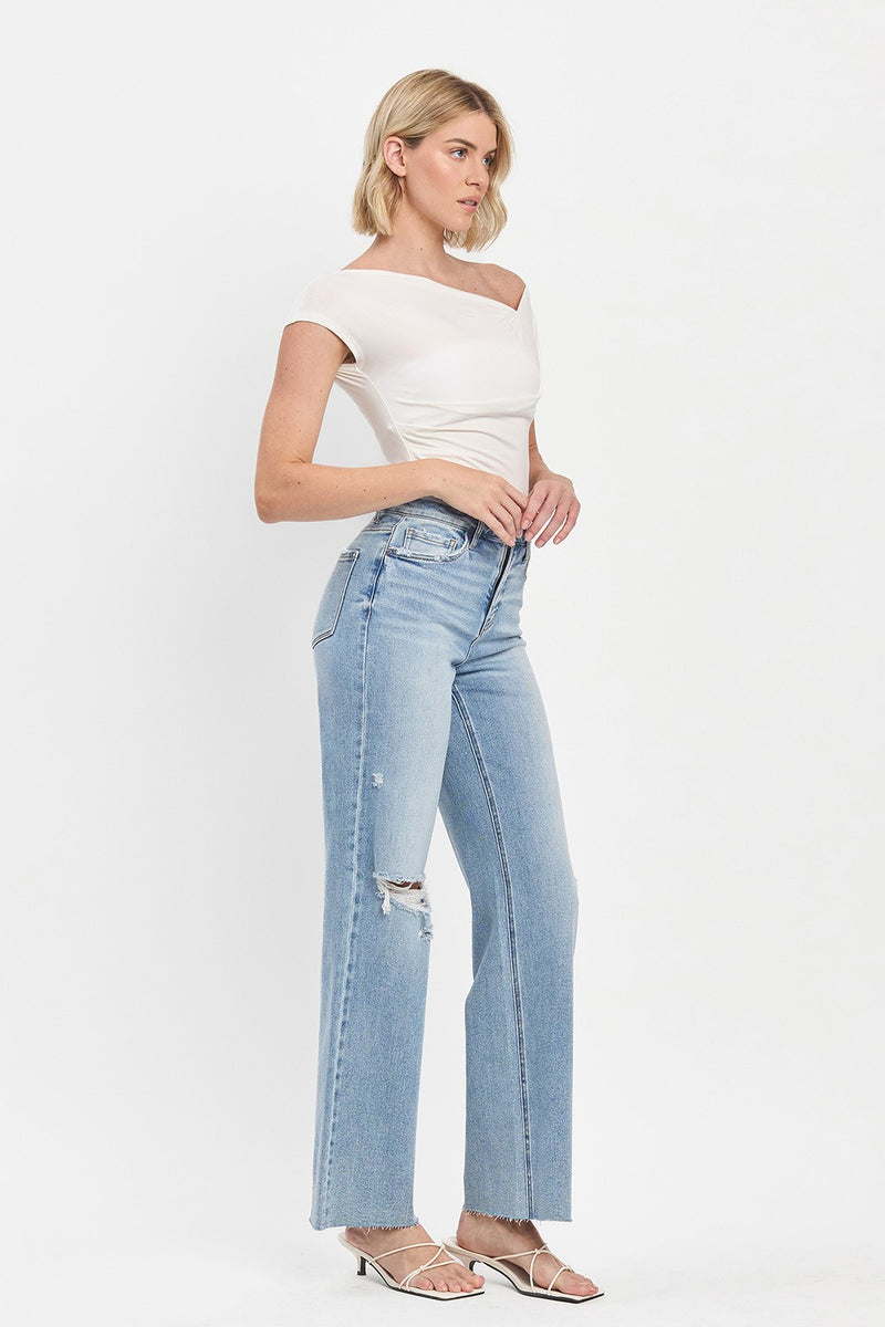 Olivia High Rise Wide Leg Jeans