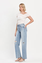 Olivia High Rise Wide Leg Jeans