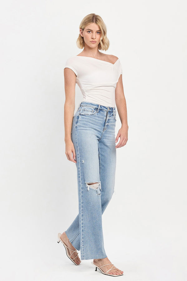 Olivia High Rise Wide Leg Jeans