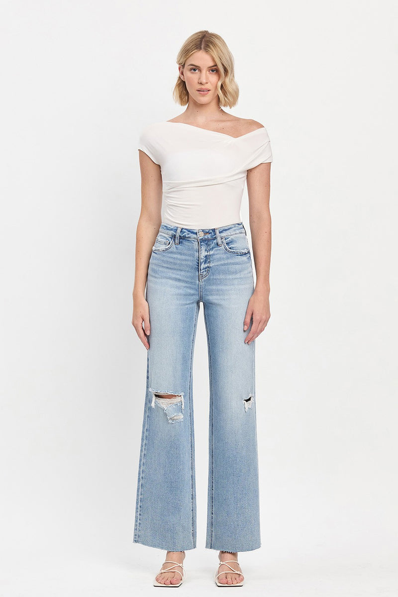 Olivia High Rise Wide Leg Jeans