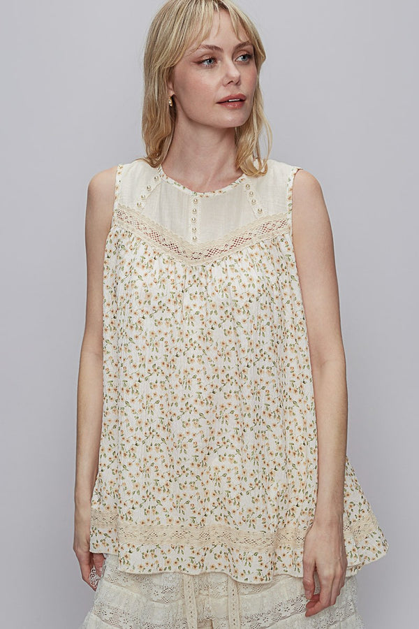 Penny Yellow Floral Top