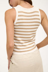 Coastal Stripe Sleeveless Sweater