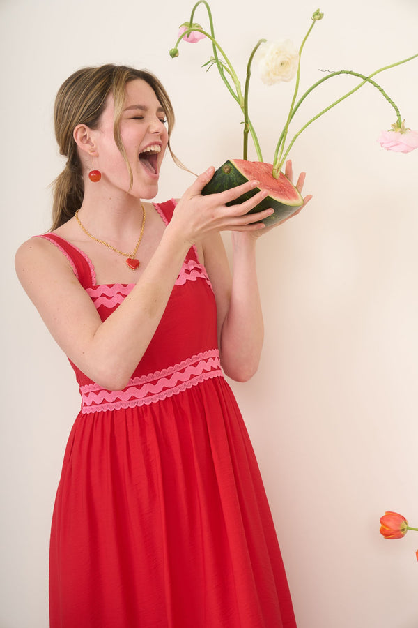 Berry Blush Maxi Dress