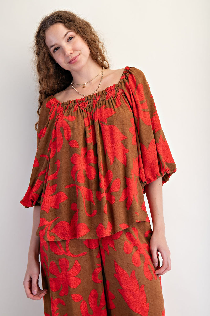 Camilla Bubble Sleeve Top