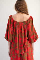 Camilla Bubble Sleeve Top