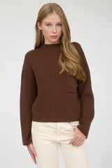 Espresso Edge Pocket Sweater