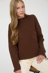 Espresso Edge Pocket Sweater