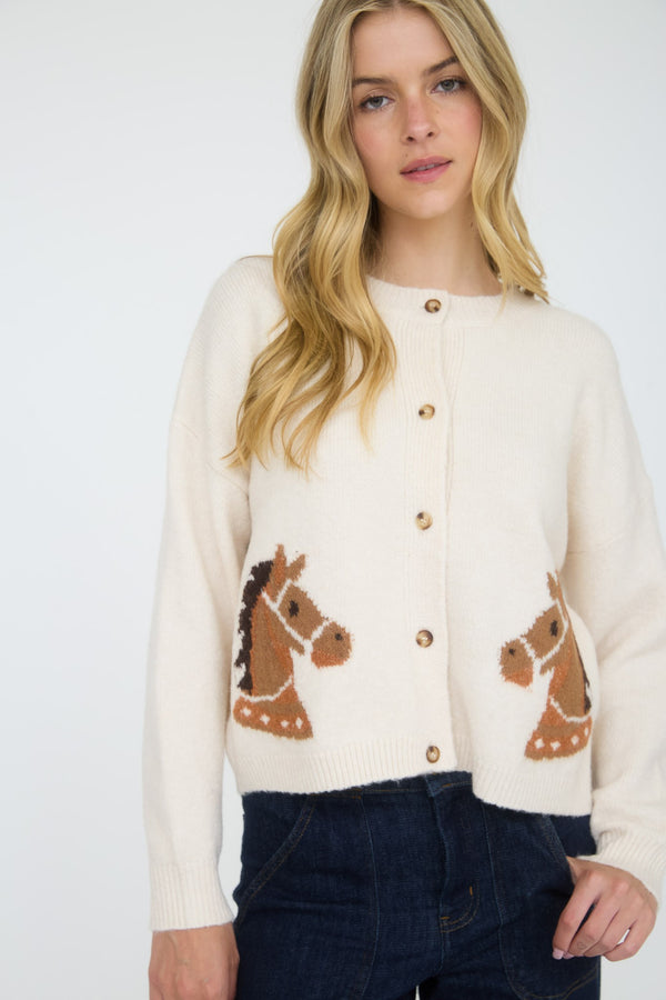 Horsing Around Cardigan