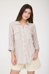 Market Street Stripe Button Down