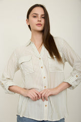Market Street Stripe Button Down