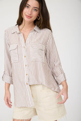 Market Street Stripe Button Down