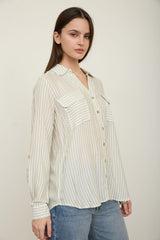 Market Street Stripe Button Down