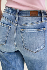 Judy Blue High Waist Distressed Crop Jeans