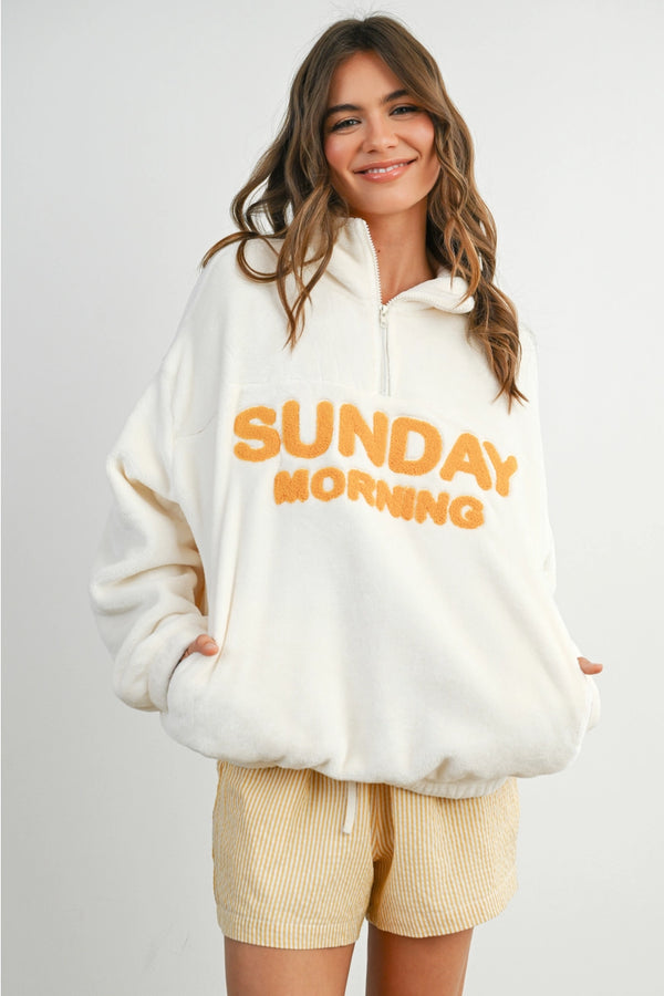 Sunday Morning Half-Zip Pullover