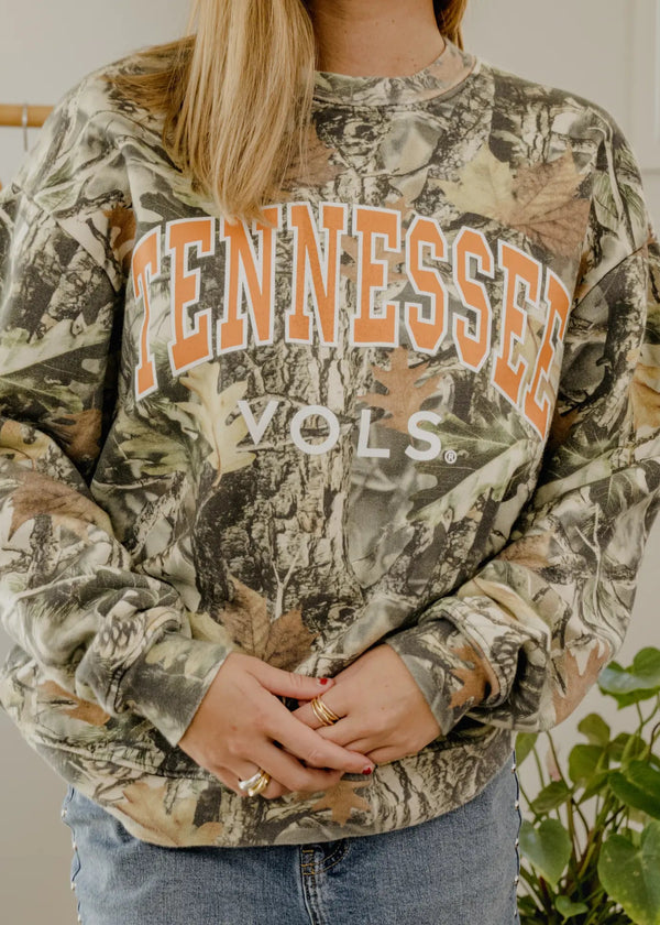 Tennessee Vols Filled Gault Camo Sweatshirt