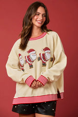 Skating Santa's Retro Sweatshirt