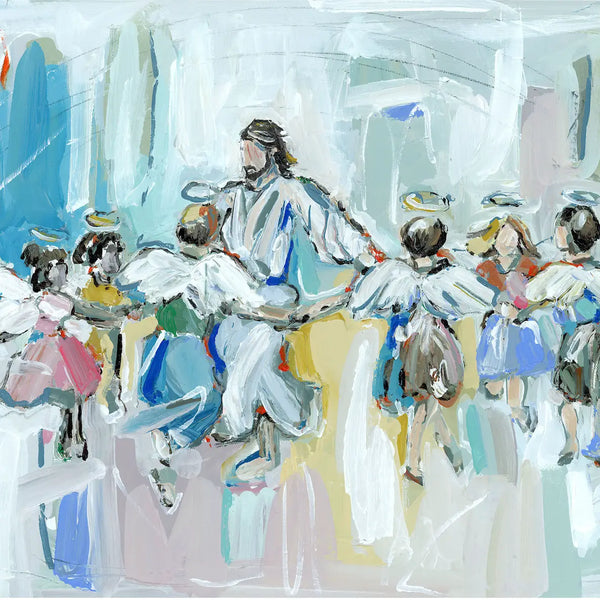 "Dancing with Jesus" Hand Signed Paper Print