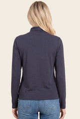 Presley Fleece Mock Neck