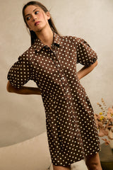 The Cocoa Dot Dress