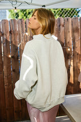 Cross/Jesus Saves Reversible Mock Neck Sweatshirt