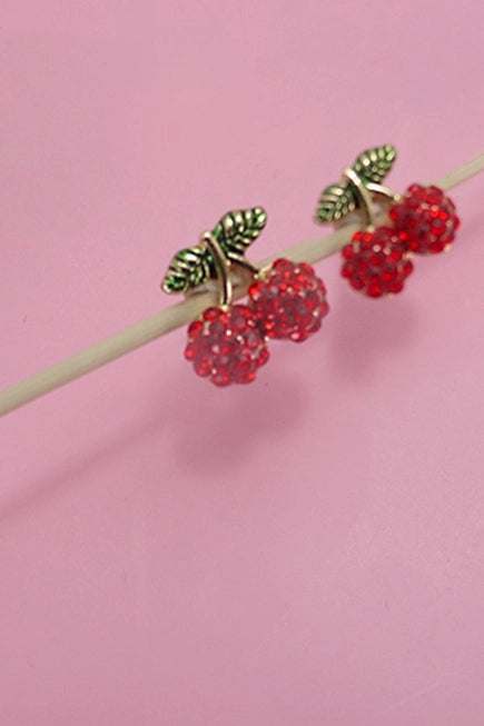 Cherry Stud Earrings