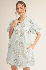 Something Blue Floral Dress