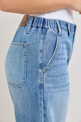 Judy Blue Featherweight Baggy Elasticated Jeans