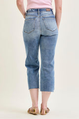 Judy Blue High Waist Distressed Crop Jeans