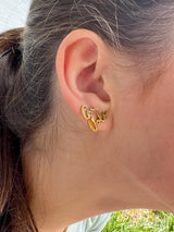 Go Vols Gameday Gold Studs
