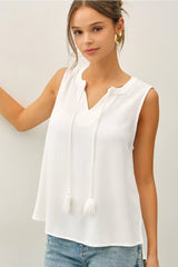 Shoreline Linen Blouse