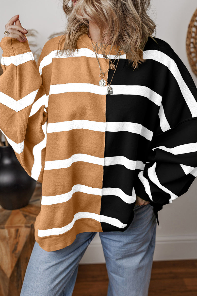 Seeing Double Stripe Sweater