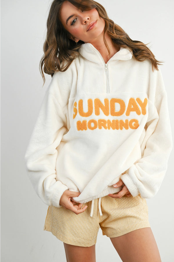 Sunday Morning Half-Zip Pullover