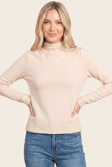 Presley Fleece Mock Neck