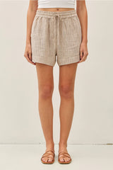 The Marlowe Stripe Shorts