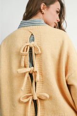 Marigold Tie Back Sweater